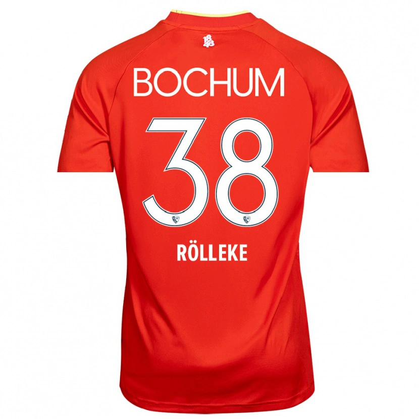 Danxen Dames Hugo Rölleke #38 Rood Wit Keepersshirt 2025/26 T-Shirt België