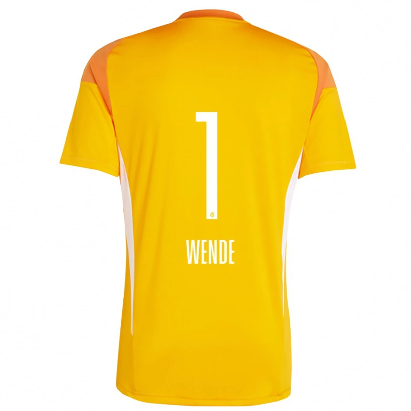 Danxen Dames Johanna Wende #1 Geel Oranje Keepersshirt 2025/26 T-Shirt België