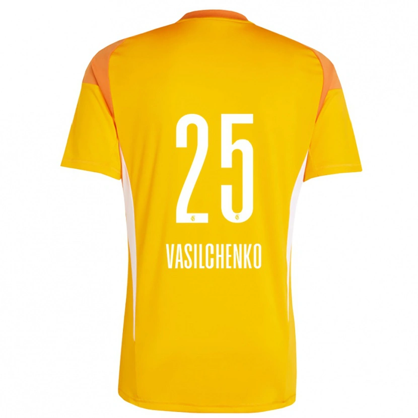 Danxen Dames Leonard Vasilchenko #25 Geel Oranje Keepersshirt 2025/26 T-Shirt België