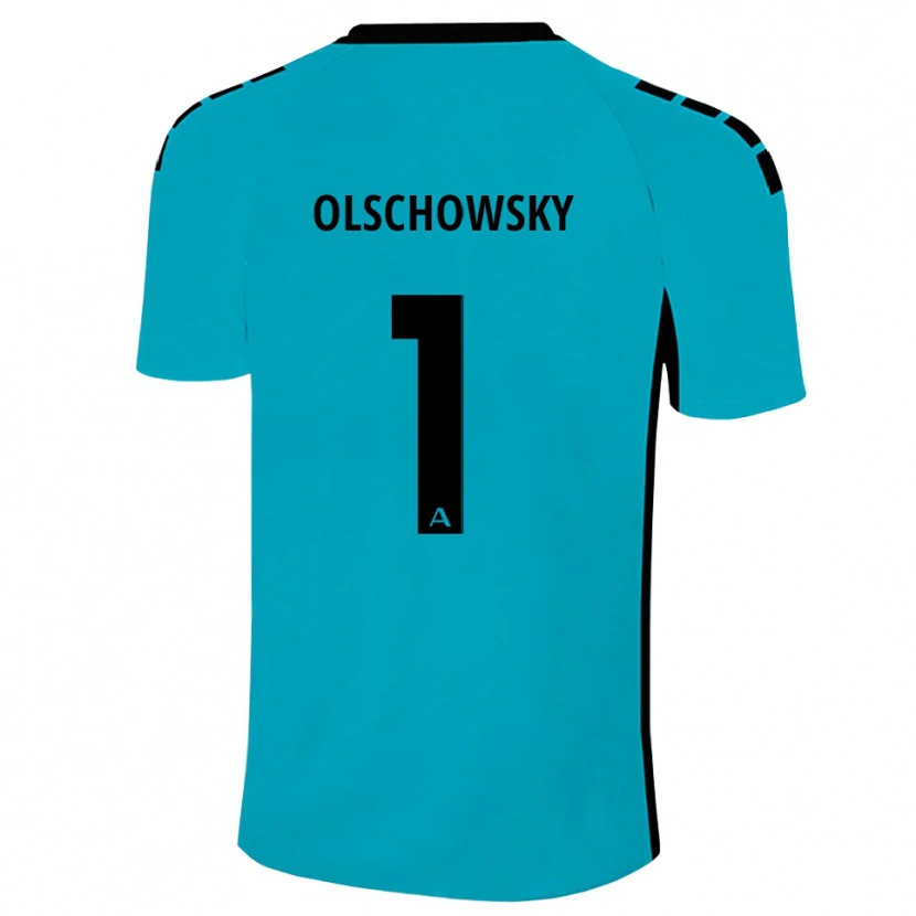 Danxen Dames Jan Olschowsky #1 Cyaan Keepersshirt 2025/26 T-Shirt België