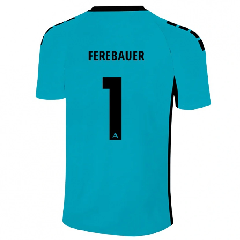 Danxen Dames Philipp Ferebauer #1 Cyaan Keepersshirt 2025/26 T-Shirt België