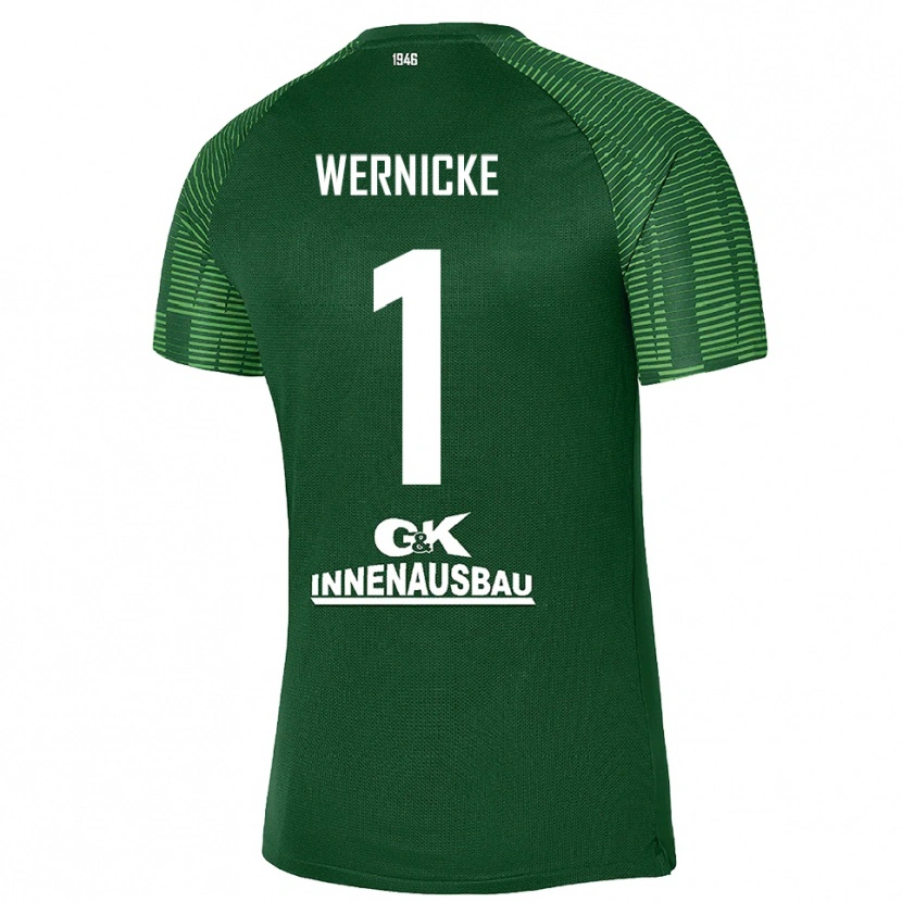 Danxen Dames Samuli Wernicke #1 Diep Groen Zwart Keepersshirt 2025/26 T-Shirt België