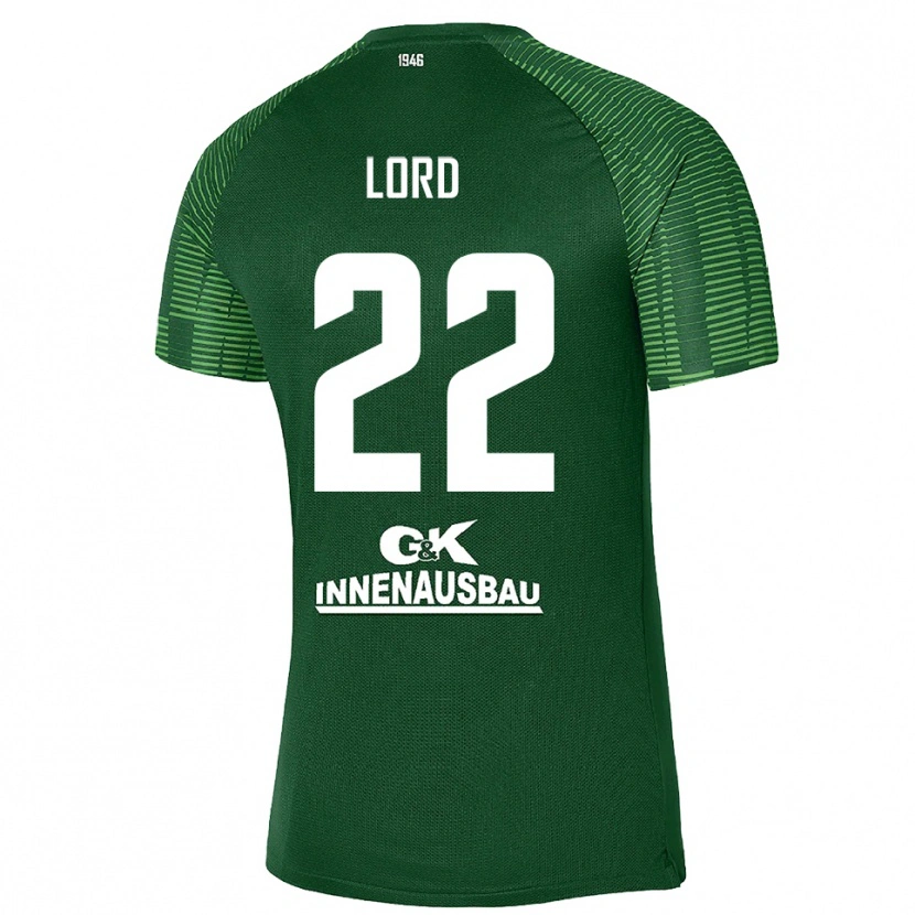 Danxen Dames Louis Lord #22 Diep Groen Zwart Keepersshirt 2025/26 T-Shirt België