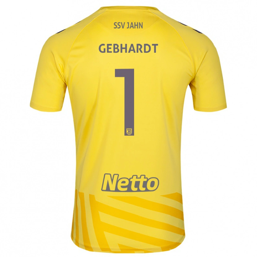 Danxen Dames Felix Gebhardt #1 Geel Grijs Keepersshirt 2025/26 T-Shirt België