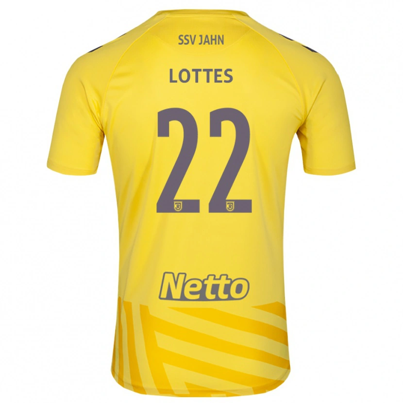 Danxen Dames Benjamin Lottes #22 Geel Grijs Keepersshirt 2025/26 T-Shirt België