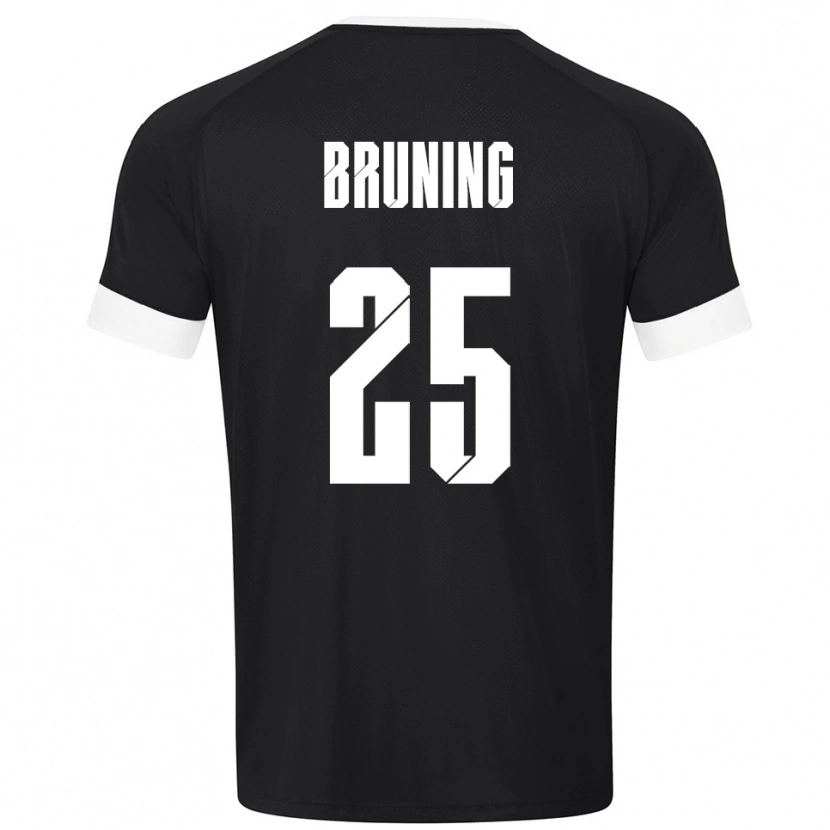 Danxen Dames Malte Brüning #25 Zwart Wit Keepersshirt 2025/26 T-Shirt België