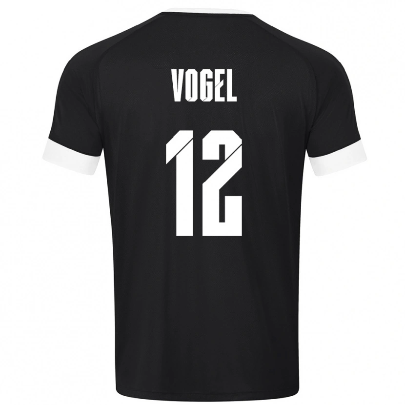 Danxen Dames Colin Vogel #12 Zwart Wit Keepersshirt 2025/26 T-Shirt België