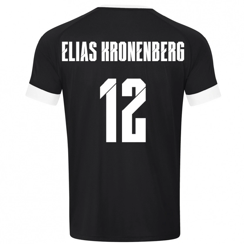 Danxen Dames Sebastian Elias Kronenberg #12 Zwart Wit Keepersshirt 2025/26 T-Shirt België