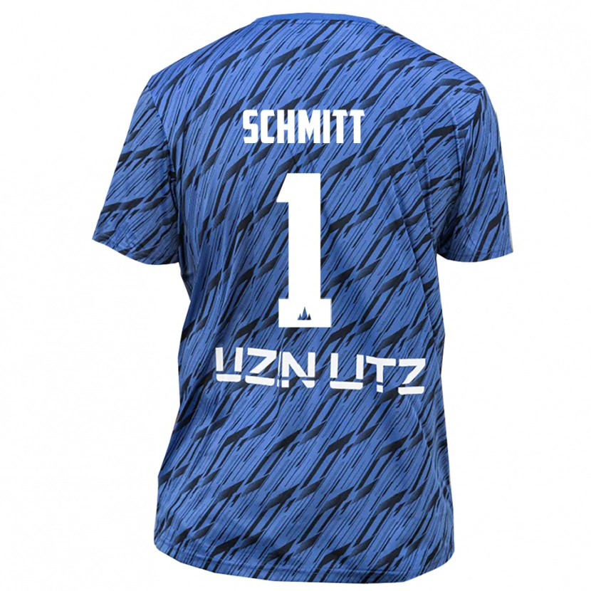 Danxen Dames Max Schmitt #1 Koningsblauw Wit Keepersshirt 2025/26 T-Shirt België