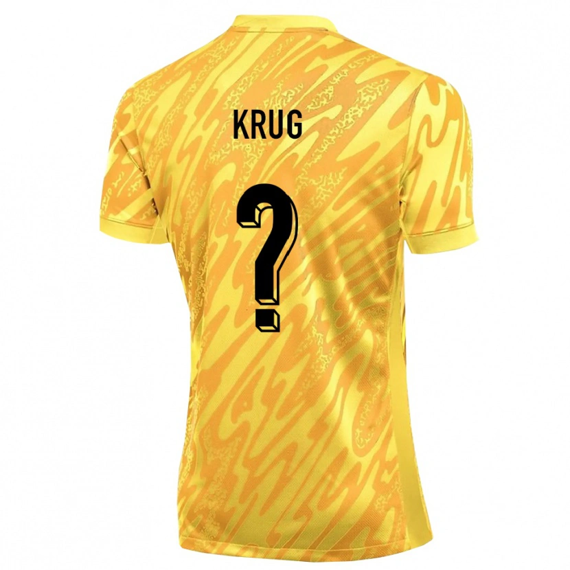 Danxen Dames Jannis Krug #0 Geel Oranje Keepersshirt 2025/26 T-Shirt België