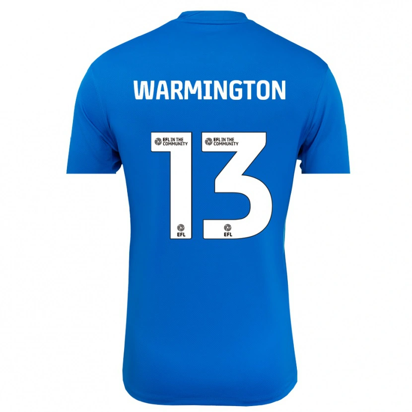 Danxen Dames Tyrese Warmington #13 Blauw Wit Keepersshirt 2025/26 T-Shirt België