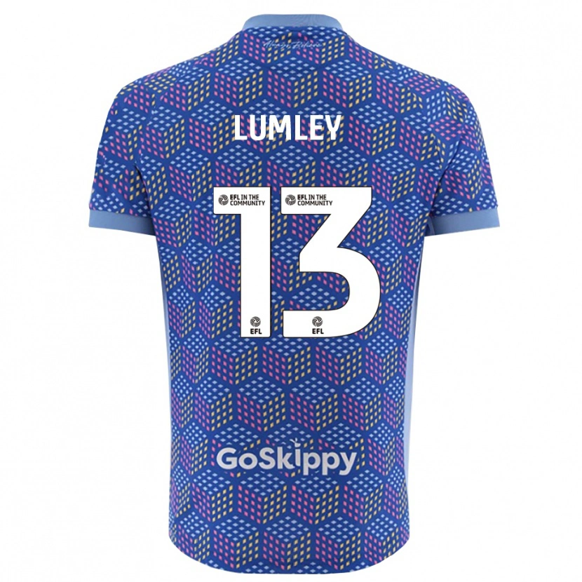 Danxen Dames Joe Lumley #13 Blauw Zwart Keepersshirt 2025/26 T-Shirt België