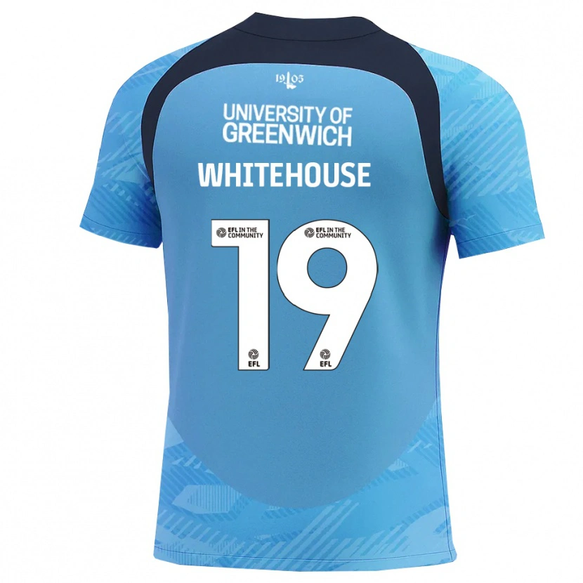 Danxen Dames Sophie Whitehouse #19 Blauw Wit Keepersshirt 2025/26 T-Shirt België