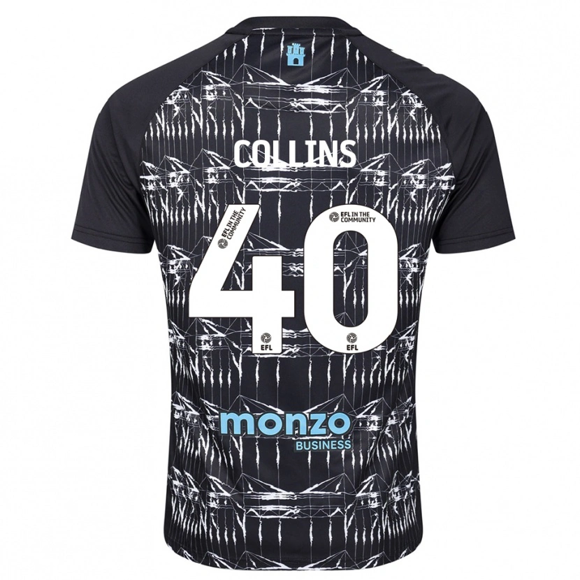 Danxen Dames Brad Collins #40 Zwart Blauw Keepersshirt 2025/26 T-Shirt België