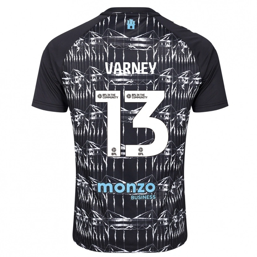 Danxen Dames Oscar Varney #13 Zwart Blauw Keepersshirt 2025/26 T-Shirt België