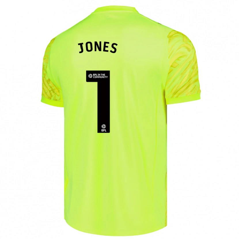 Danxen Dames Lucy Jones #1 Fluorescerend Groen Keepersshirt 2025/26 T-Shirt België