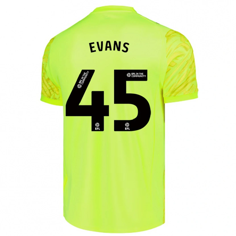 Danxen Dames Harry Evans #45 Fluorescerend Groen Keepersshirt 2025/26 T-Shirt België