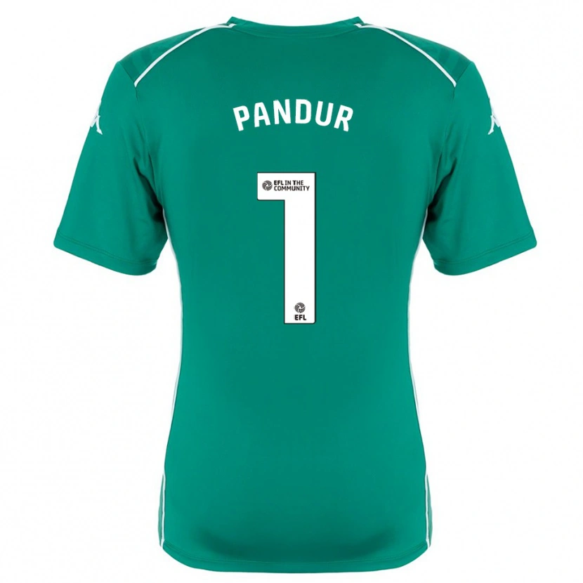 Danxen Dames Ivor Pandur #1 Groen Wit Keepersshirt 2025/26 T-Shirt België