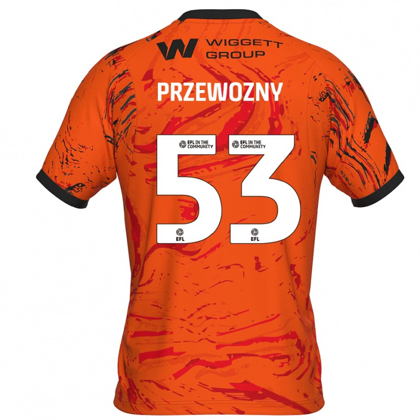 Danxen Dames Jakub Przewozny #53 Oranje Zwart Keepersshirt 2025/26 T-Shirt België