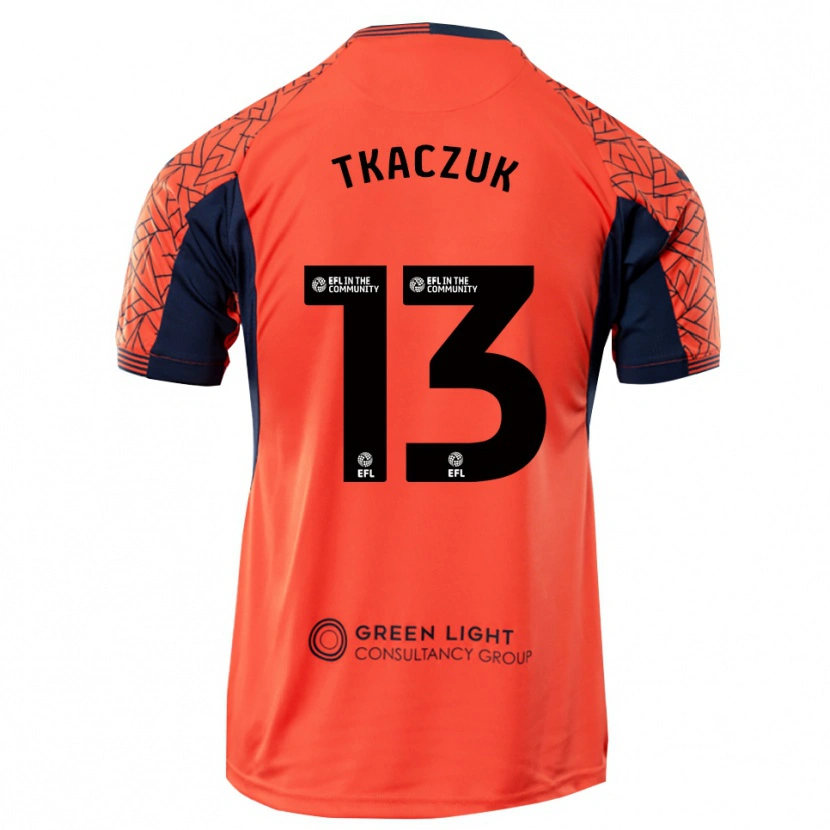 Danxen Dames Nikodem Tkaczuk #13 Oranje Zwart Keepersshirt 2025/26 T-Shirt België