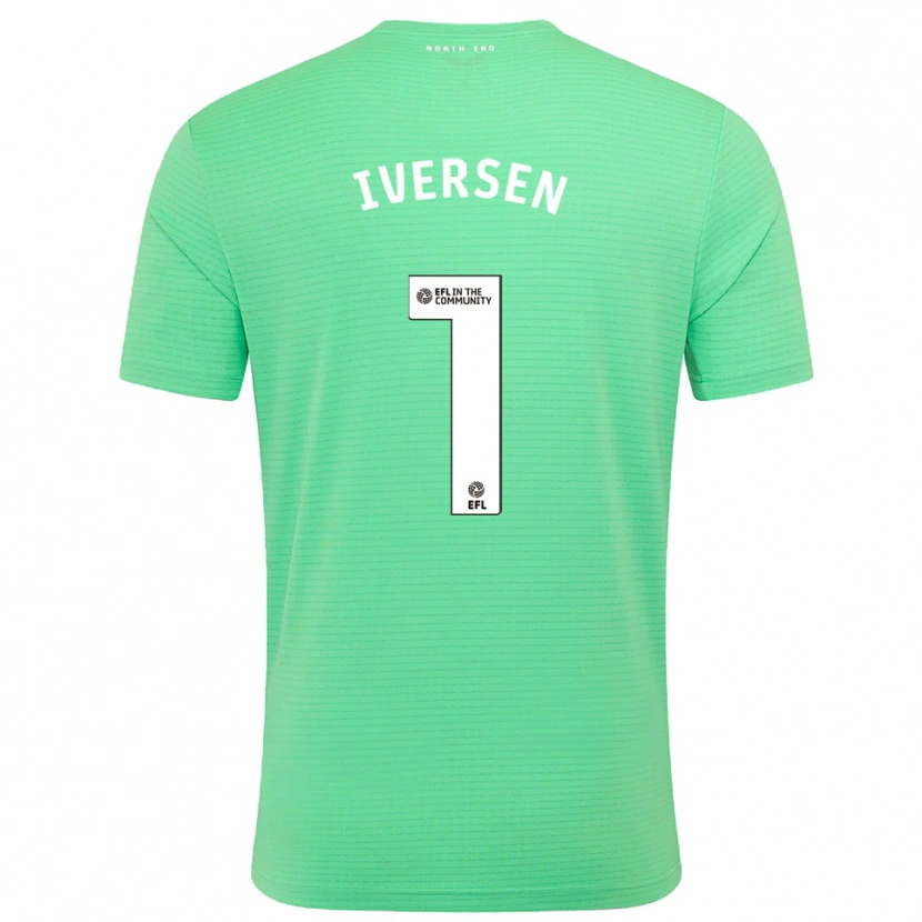 Danxen Dames Daniel Iversen #1 Pastel Turkoois Keepersshirt 2025/26 T-Shirt België