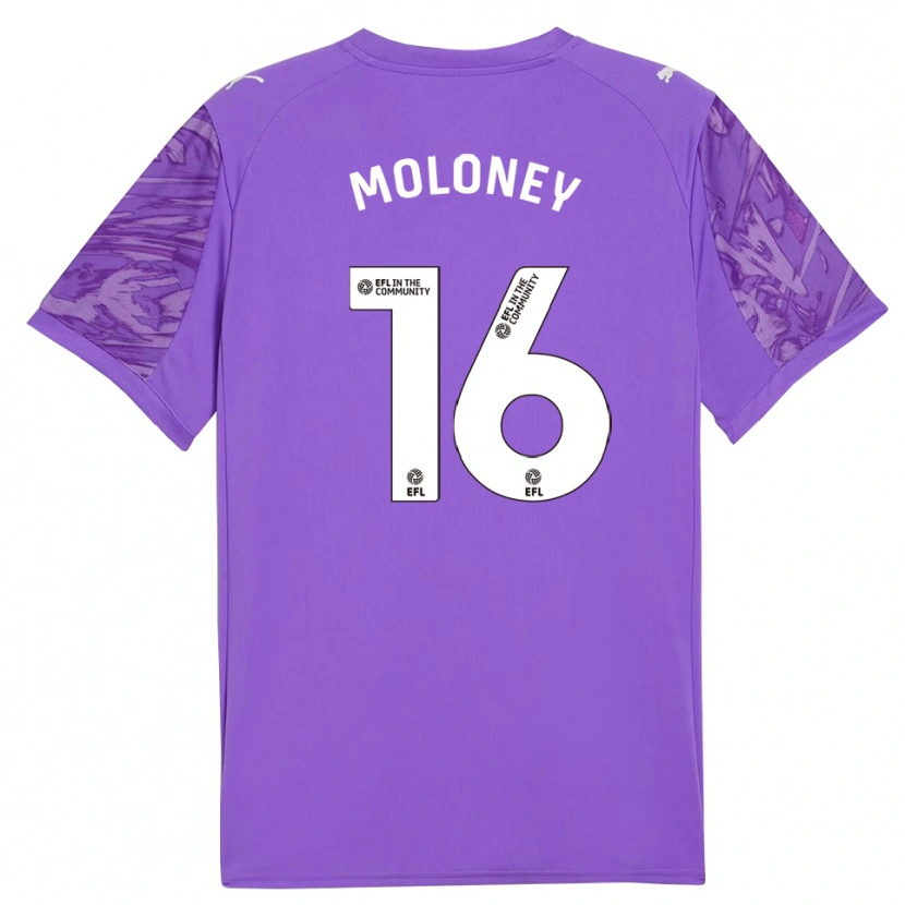 Danxen Dames George Moloney #16 Paars Wit Keepersshirt 2025/26 T-Shirt België