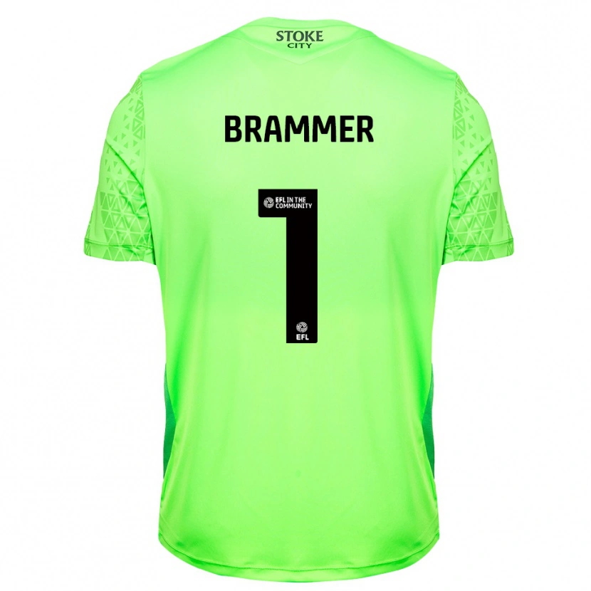 Danxen Dames Ruben Brammer #1 Groen Zwart Keepersshirt 2025/26 T-Shirt België