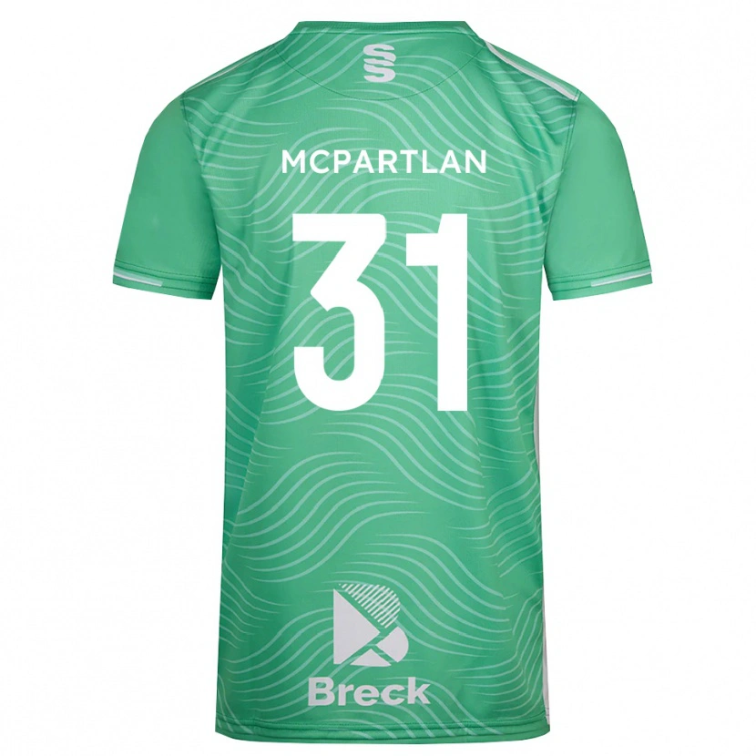 Danxen Dames Cian McPartlan #31 Medium Turquoise Keepersshirt 2025/26 T-Shirt België