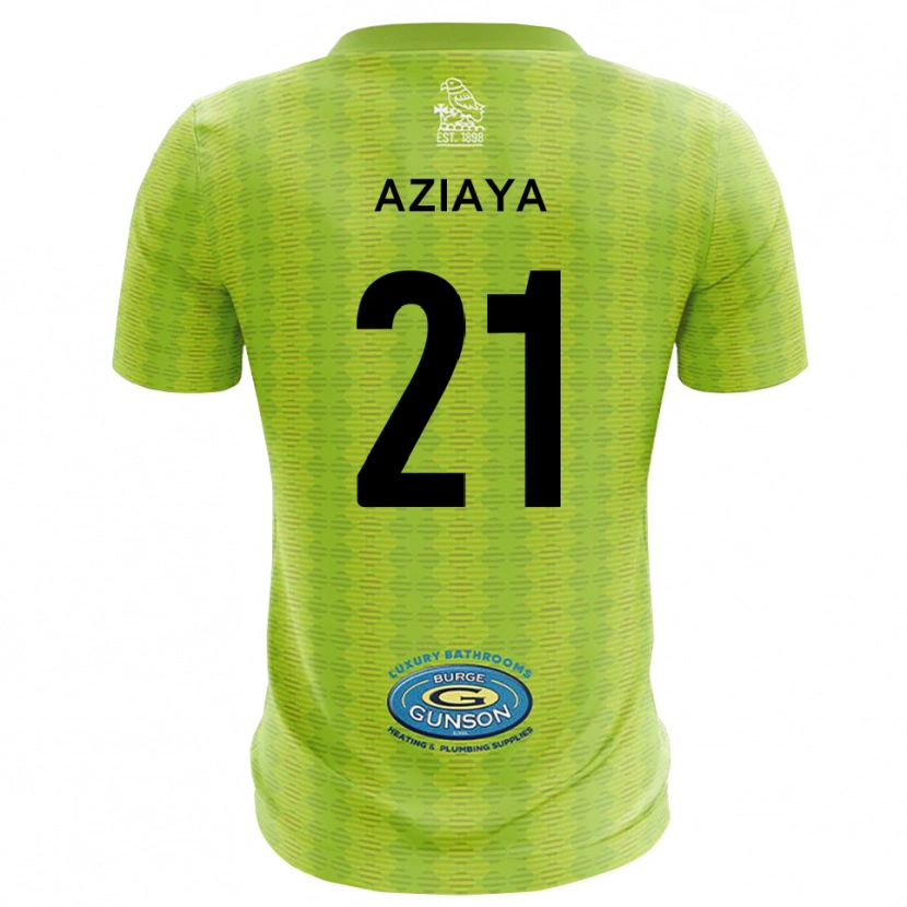 Danxen Dames David Aziaya #21 Gazon Groen Keepersshirt 2025/26 T-Shirt België