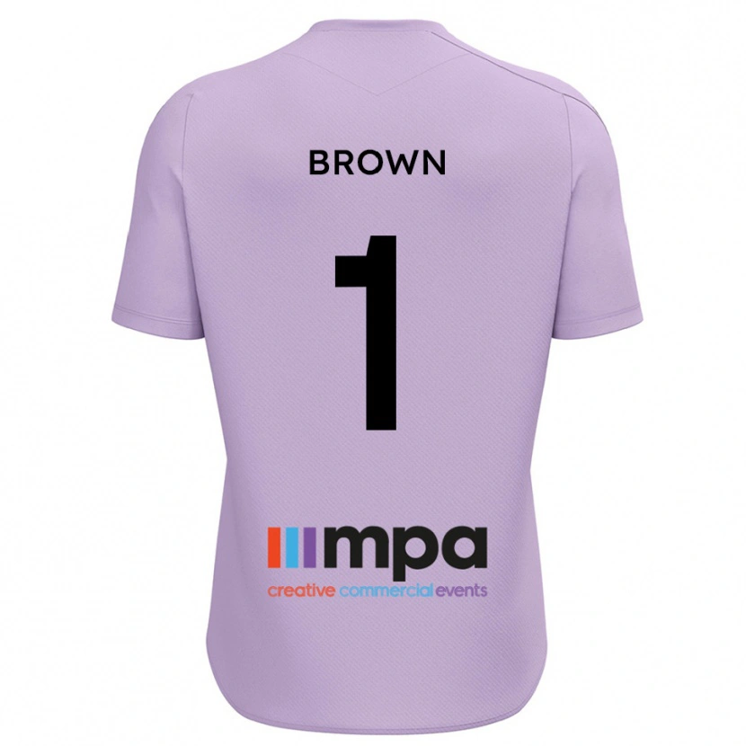Danxen Dames Rory Brown #1 Violet Zwart Keepersshirt 2025/26 T-Shirt België