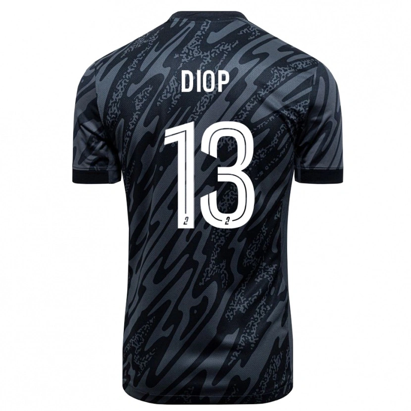 Danxen Dames Mamadou Diop #13 Grijs Zwart Keepersshirt 2025/26 T-Shirt België