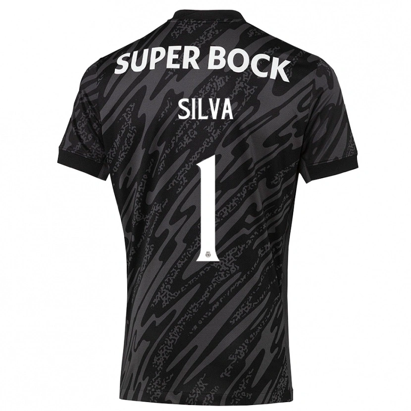 Danxen Dames Rui Silva #1 Grijs Zwart Wit Keepersshirt 2025/26 T-Shirt België