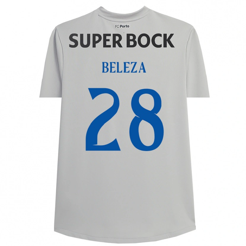 Danxen Dames Tatiana Beleza #28 Lichtgrijs Zwart Keepersshirt 2025/26 T-Shirt België