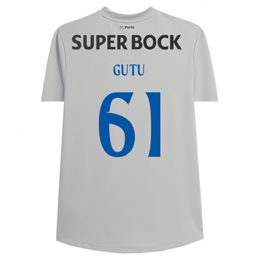 Danxen Dames Denis Gutu #61 Lichtgrijs Zwart Keepersshirt 2025/26 T-Shirt België