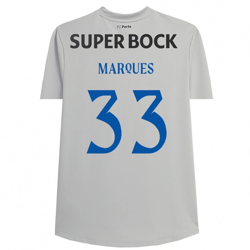 Danxen Dames Bárbara Marques #33 Lichtgrijs Zwart Keepersshirt 2025/26 T-Shirt België