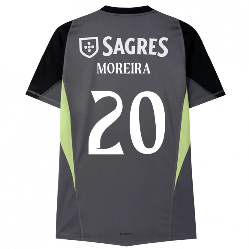 Danxen Dames André Moreira #20 Donkergrijs Zwart Keepersshirt 2025/26 T-Shirt België