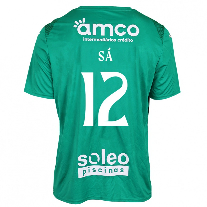 Danxen Dames Tiago Sá #12 Groen Wit Keepersshirt 2025/26 T-Shirt België