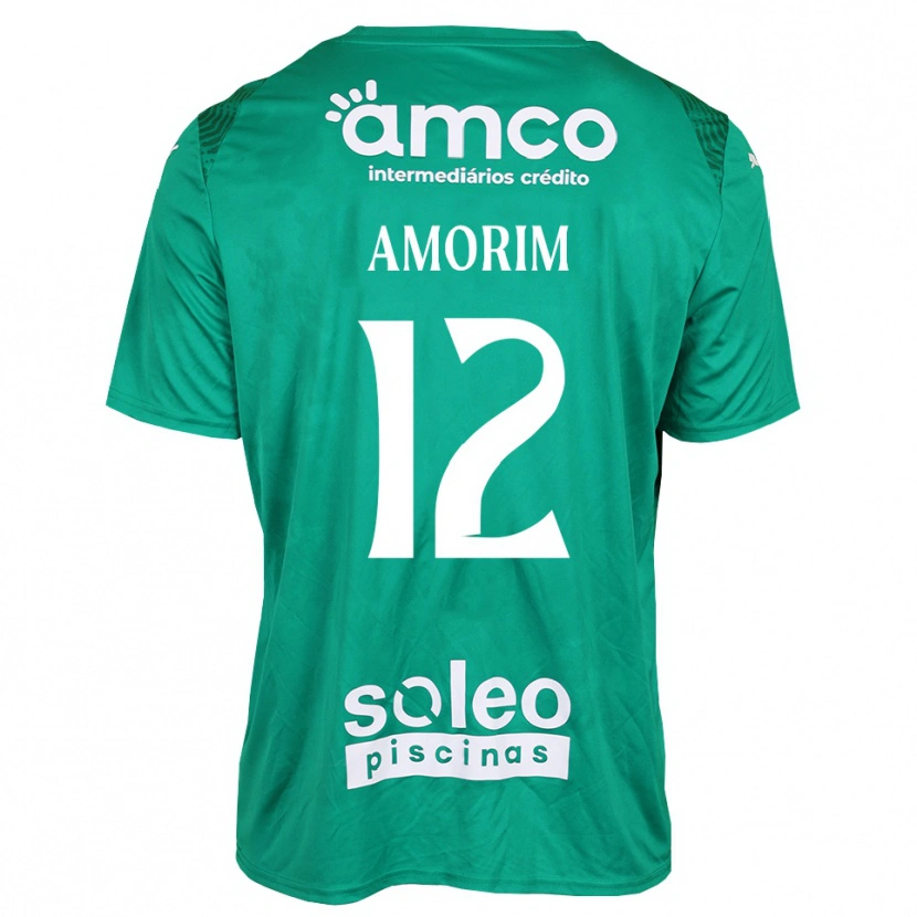 Danxen Dames Renato Amorim #12 Groen Wit Keepersshirt 2025/26 T-Shirt België