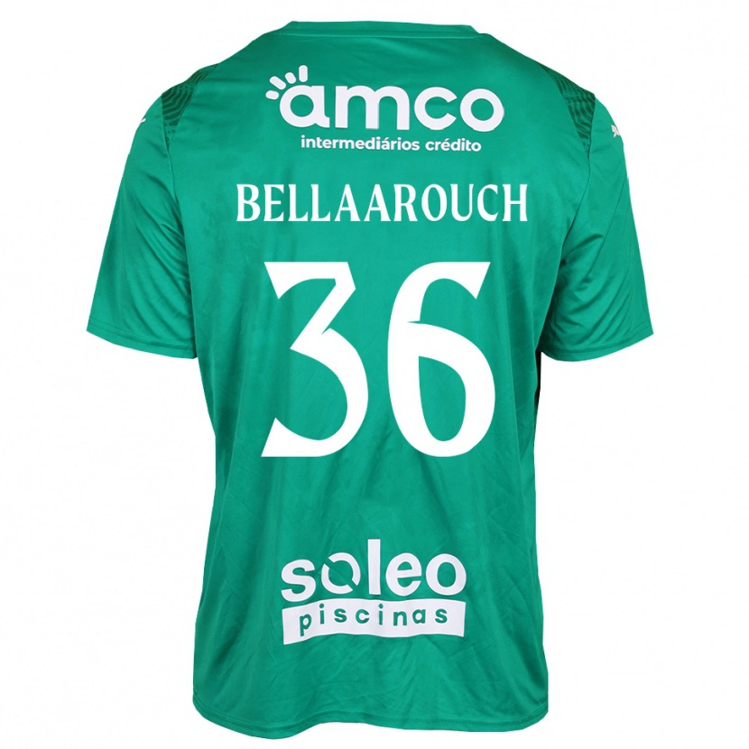 Danxen Dames Alaa Bellaarouch #36 Groen Wit Keepersshirt 2025/26 T-Shirt België