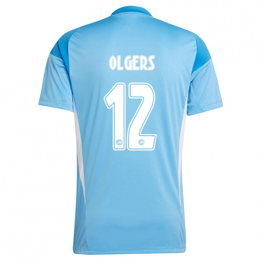 Danxen Dames Guus Olgers #12 Lichtblauw Wit Keepersshirt 2025/26 T-Shirt België
