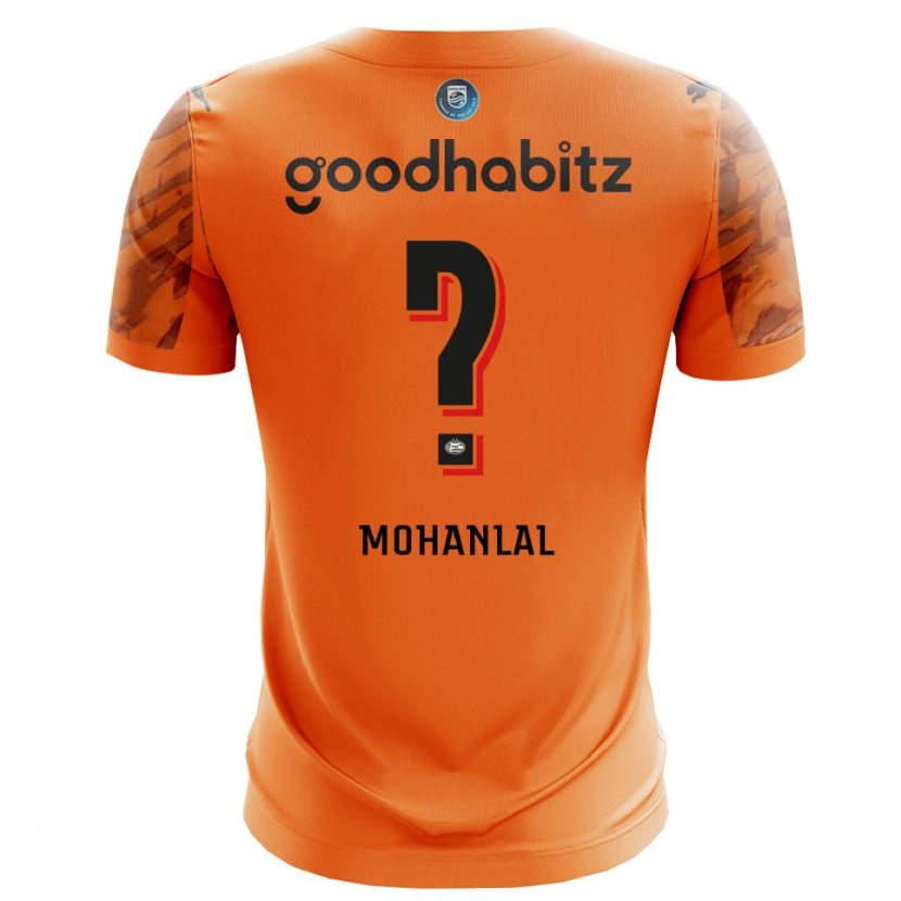 Danxen Dames Pawan Mohanlal #0 Oranje Zwart Keepersshirt 2025/26 T-Shirt België