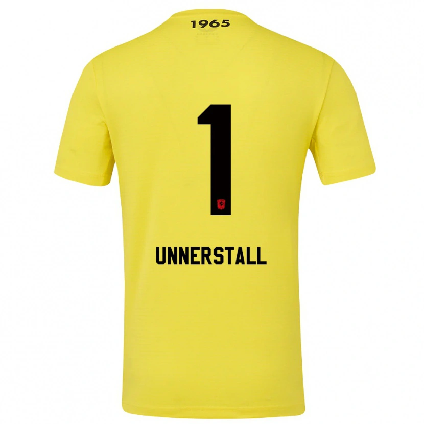 Danxen Dames Lars Unnerstall #1 Geel Zwart Keepersshirt 2025/26 T-Shirt België