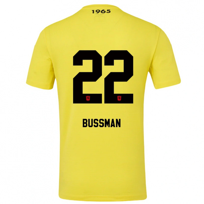 Danxen Dames Fiene Bussman #22 Geel Zwart Keepersshirt 2025/26 T-Shirt België