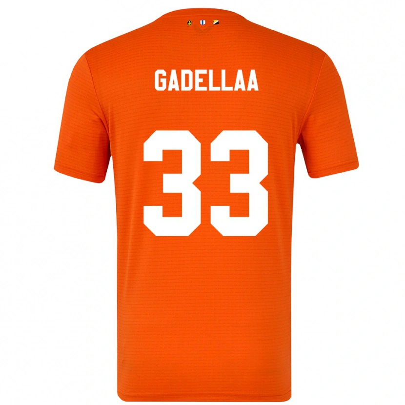Danxen Dames Kevin Gadellaa #33 Oranje Zwart Keepersshirt 2025/26 T-Shirt België