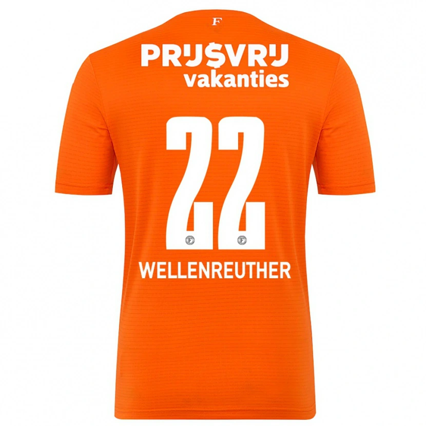 Danxen Dames Timon Wellenreuther #22 Oranje Zwart Keepersshirt 2025/26 T-Shirt België