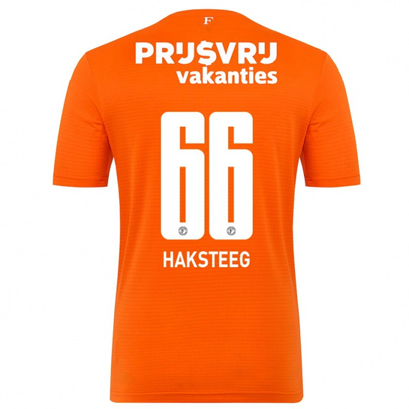 Danxen Dames Tim Haksteeg #66 Oranje Zwart Keepersshirt 2025/26 T-Shirt België
