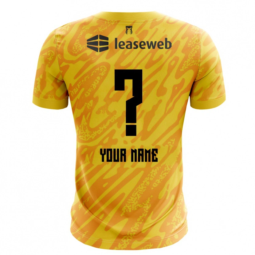 Danxen Dames AZ Alkmaar Oranje Geel Zwart Keepersshirt 2025/26 T-Shirt België
