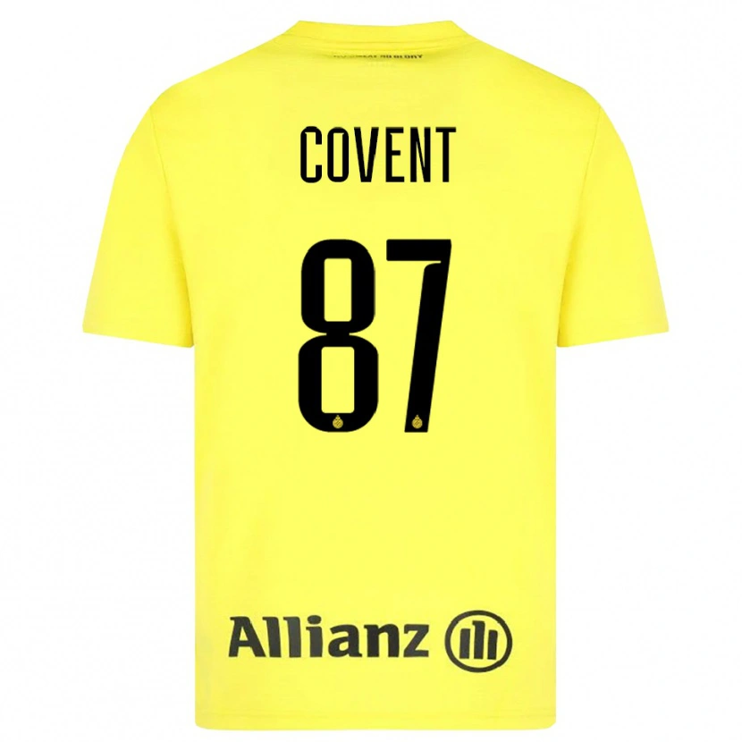 Danxen Dames Jorijn Covent #87 Geel Zwart Keepersshirt 2025/26 T-Shirt België