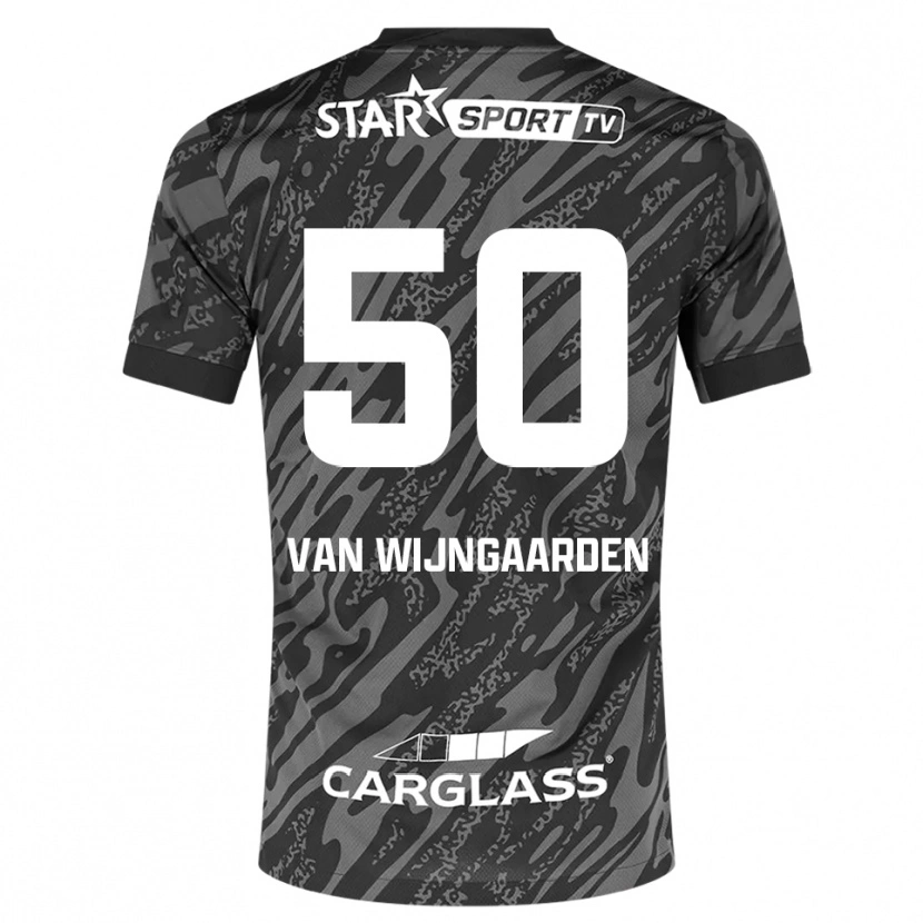 Danxen Dames Maren Van Wijngaarden #50 Donkergrijs Zwart Keepersshirt 2025/26 T-Shirt België