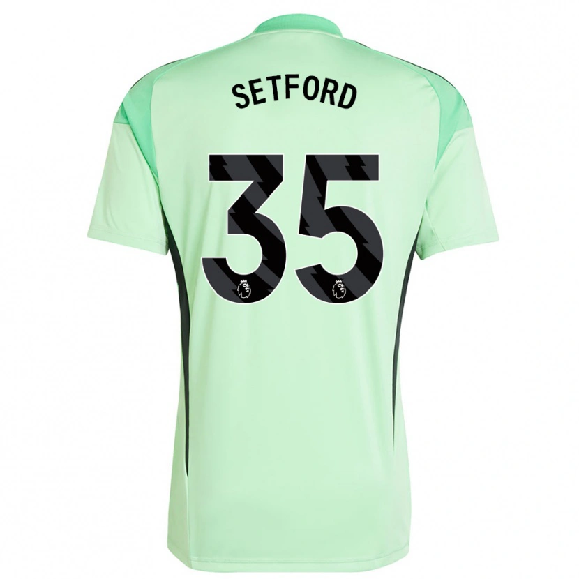 Danxen Dames Tommy Setford #35 Lichtgroen Zwart Keepersshirt 2025/26 T-Shirt België